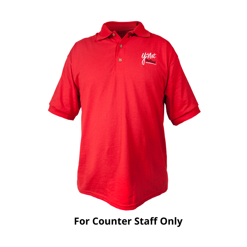 Red Dry Blend 6 oz Jersey Knit Polo Sport Shirt